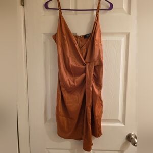 Akira Copper Mini Dress